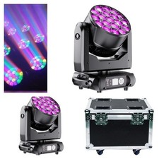 2pc /lot New LED 19x25W Big Bee Eye RGBW Beam Wash Moving Head dj light W/case