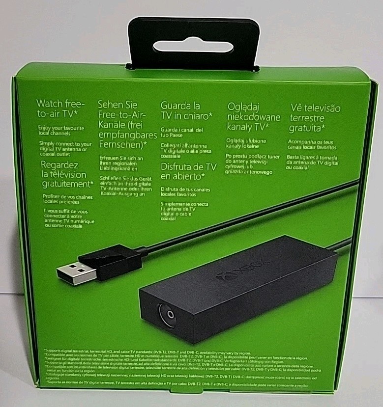 Microsoft Official Digital TV Tuner for Xbox One New (2016 EU
