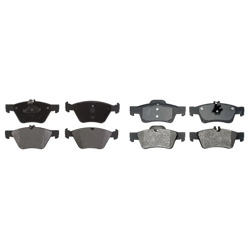 Металлические тормозные колодки передние и задние Element3 для Mercedes-Benz E300 2009 2008 годов выпуска - Изображение 4 из 4