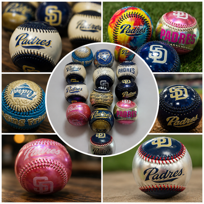 #ad San Diego Padres Collectable Souvenir Baseball **Your Choice** $12.99