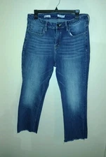 Vigoss Marley Mid-rise Capri Jeans Stretch Medium Wash 34x23