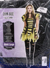 Zom-Bee Halloween Costume for Women, Large, with Included Accessories, by Amscan