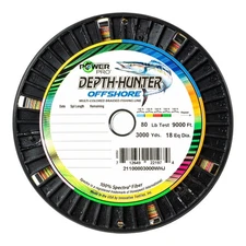 PowerPro Depth-Hunter Offshore Braided Fishing Line - 5_Color - 130lb - 1000y...