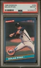 1986 Donruss #258 Nolan Ryan - PSA 8