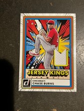 2026 Donruss Baseball Chase Burns Jersey Kings Patch Cincinnati Reds