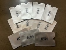 20x RFID Blocking Sleeves Credit Card Protector Holder Anti Theft Protection