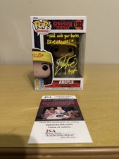 Funko Pop Argyle Stranger Things firmado por Eduardo Franco con cita JSA