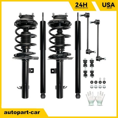 8PC Complete Quick Strut Shock Kit for 06-07 Ford Focus 2.0L 2.3L Sway Bar Links
