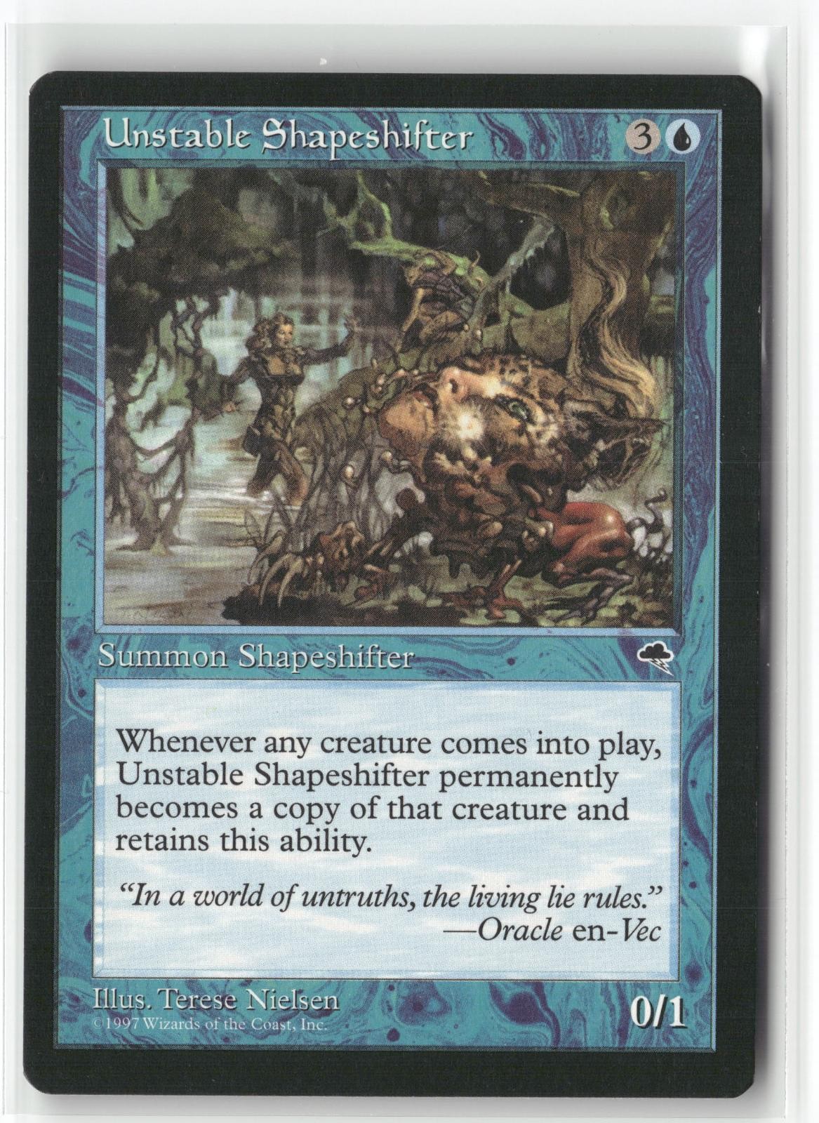 Unstable Shapeshifter 100 Rare Tempest Magic: The Gathering Lightly Played