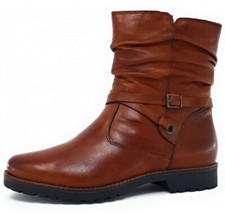 ELLEN BLAKE Winterstiefel gefütterte Winterschuhe Boots Damen Stiefeletten Leder