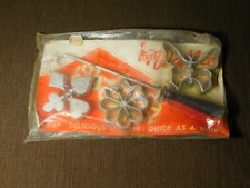 VINTAGE KITCHEN HEART DIAMOND SPADE CLUB HIRCO WAFFLE MOLD NEW UNUSED