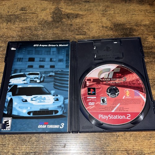 Gran Turismo 3 A-spec Greatest Hits (Sony PlayStation 2) PS2 w/game disc, manual - Picture 2 of 3