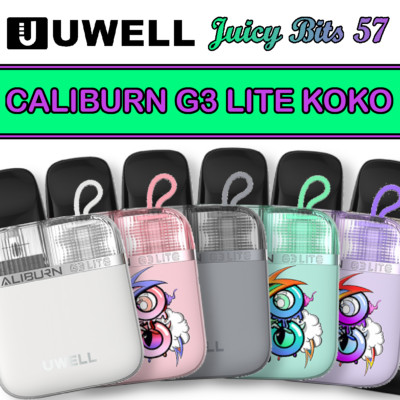 UWELL - Caliburn G3 Lite KoKo Pod Vape Kit - 25W - 1200mAh - G3 Pod  Compatible | eBay UK