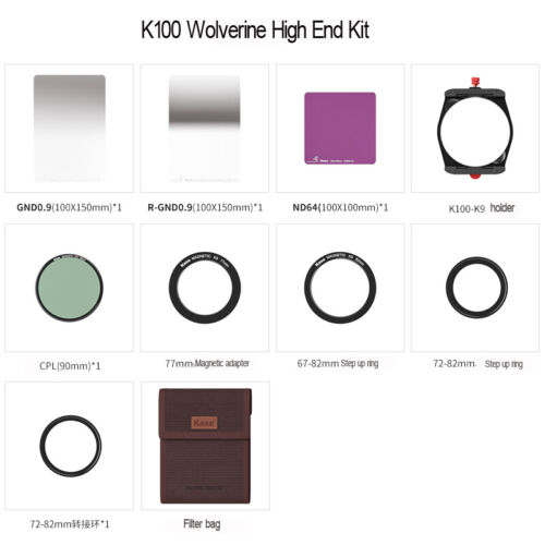 Kit haut de gamme Kase K100 Wolverine - Photo 1/3