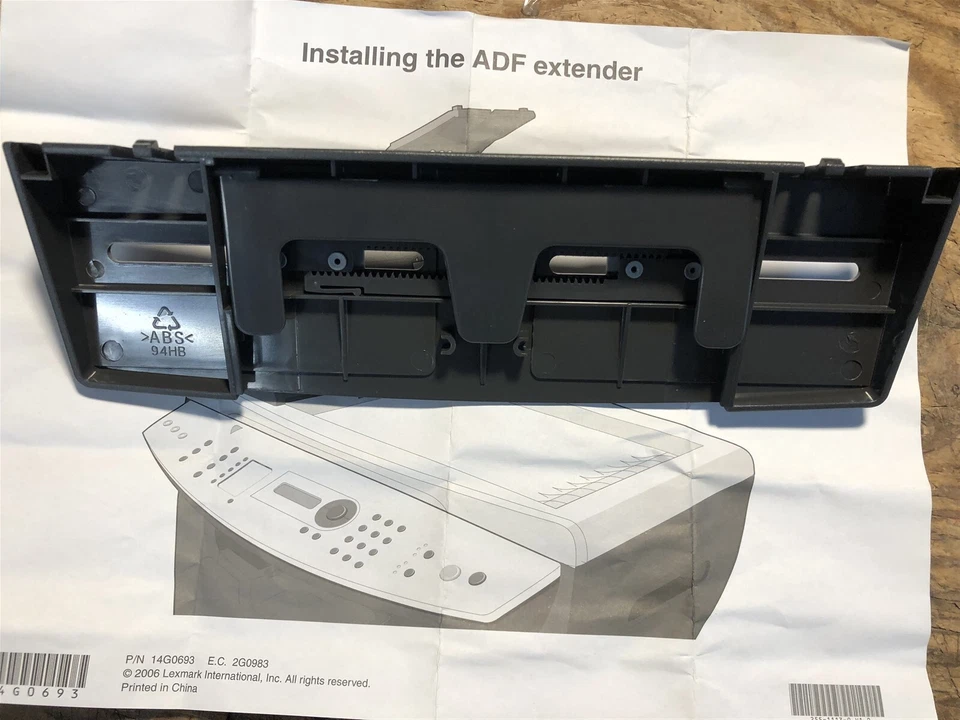 40X2406 X340 ADF Input Tray Assembly For Lexmark Model #P40X2406 Ref #20002665-A - Image 2 of 3