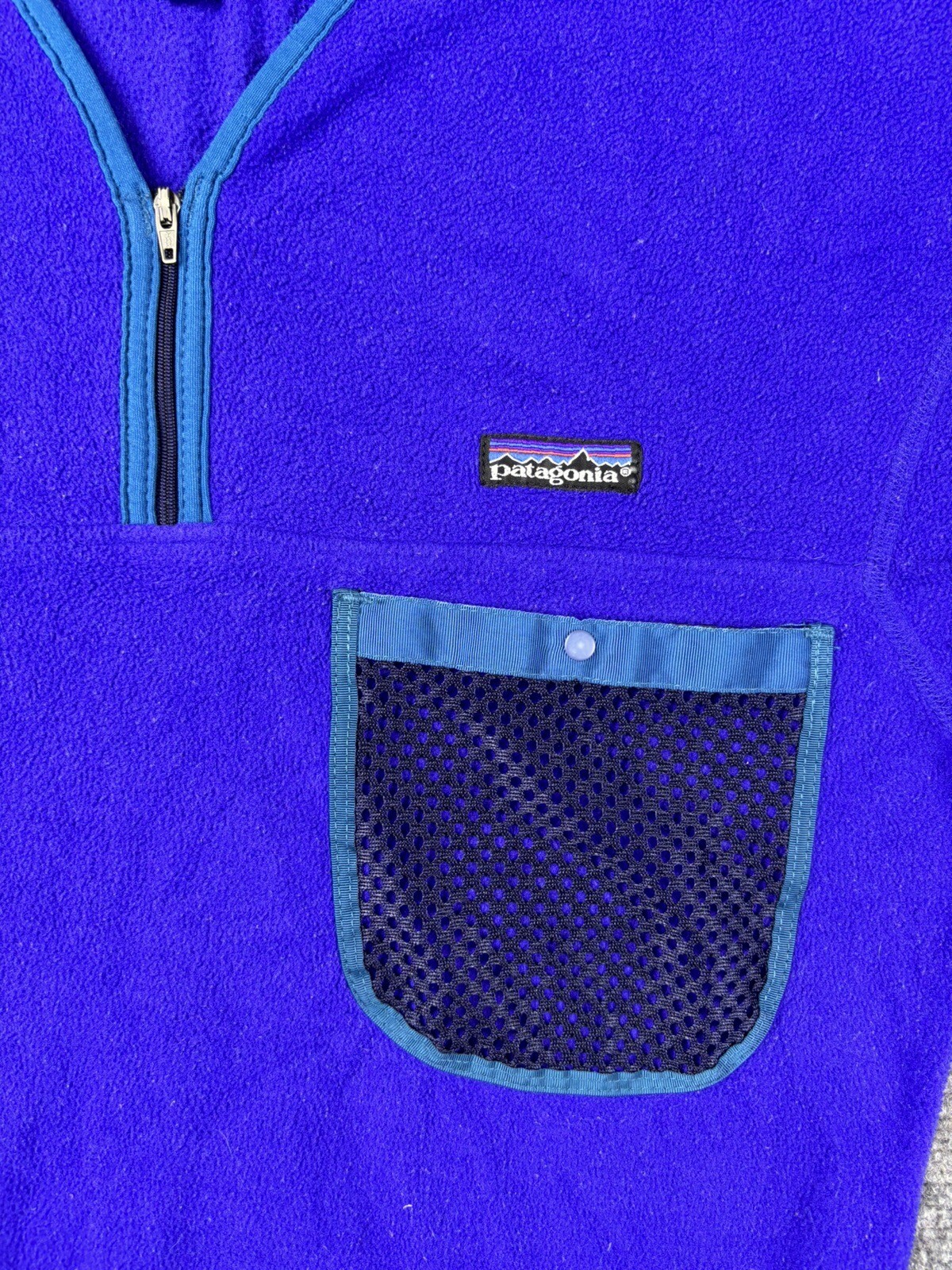 FILA Camicia pile vintage Patagonia Capilene taglia small manica corta kayak canottaggio anni 90