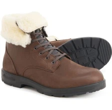 Blundstone 1461 Men's Thermal Lace Up Antique Brown Winter Boots Size 8.5 US 