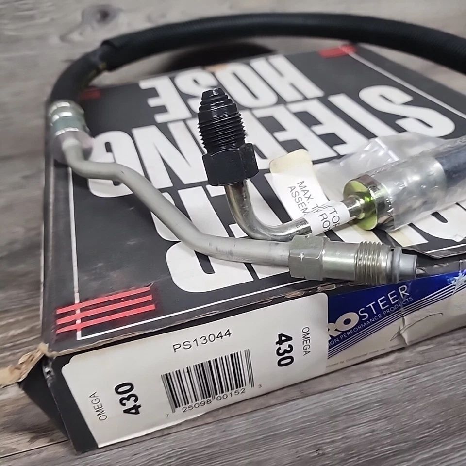 Manguera de línea de presión de dirección asistida Omega 365110 para M-430 80061 7-2491 694 hp Foto 3 de 4