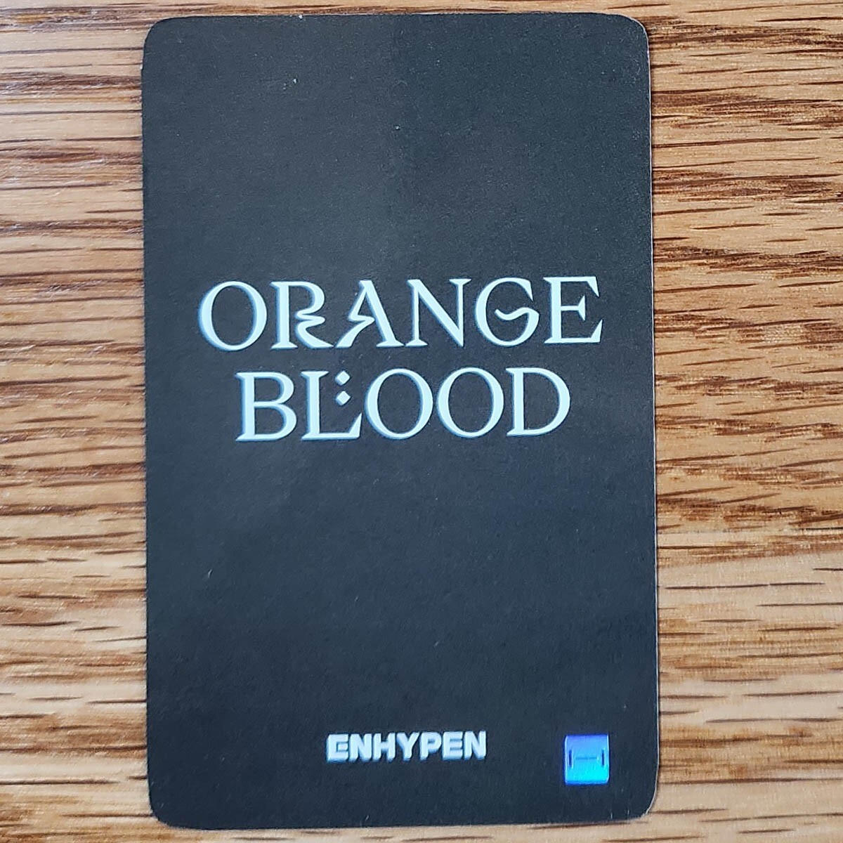 Sunghoon Official Powerstation Lucky Draw Photocard Enhypen Orange