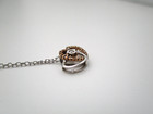 Kay's 10K White & Rose Gold 26 Diamond Double Heart Pendant Necklace 18" Box — photo 8