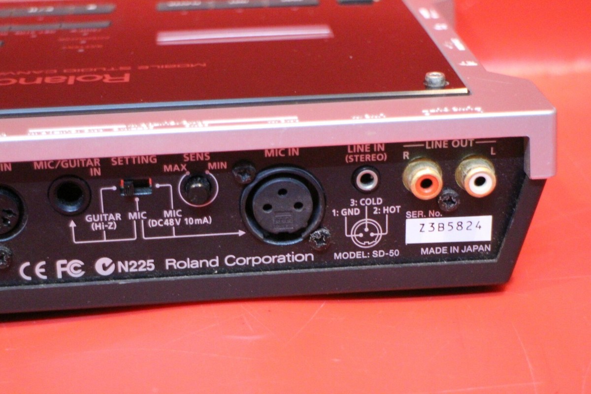 Roland SD-50 音源 Mobile Studio Canvas USED Roland SD-50 Mobile Studio Canvas Recording Interface