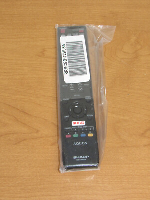 Genuine Sharp AQUOS TV Remote Control GB172WJSA RRMCGB172WJSA - New OEM Original