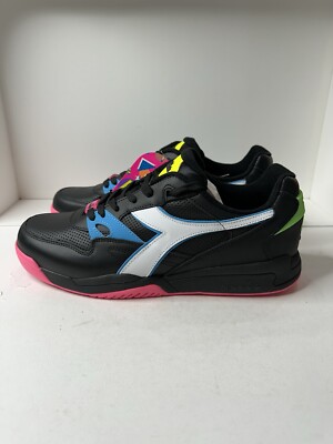 diadora Rebound Ace  black Fluo  Men s Size 12.5 BNIB