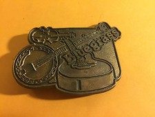 Vtg Blue Grass Country Music Brass Metal Belt Buckle