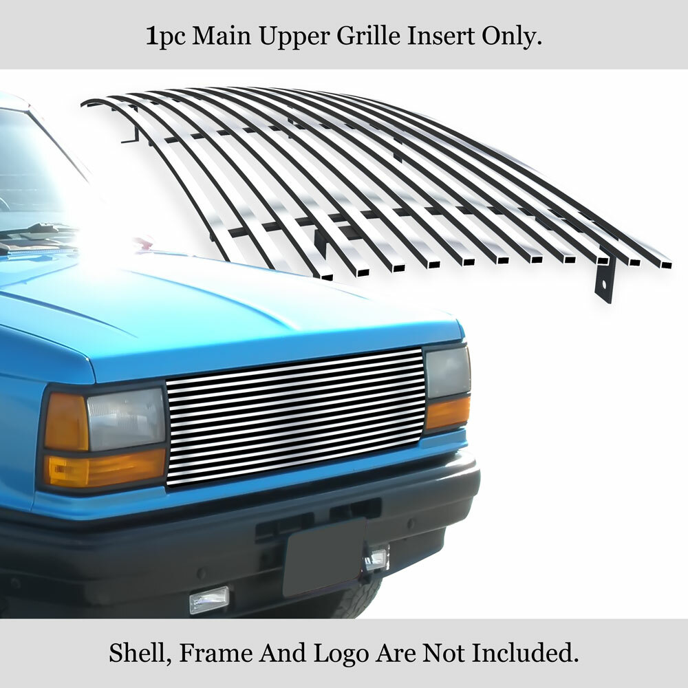 89-92 Ford Bronco 2 & Ranger 90-94 Explorer Stainless Billet Grille