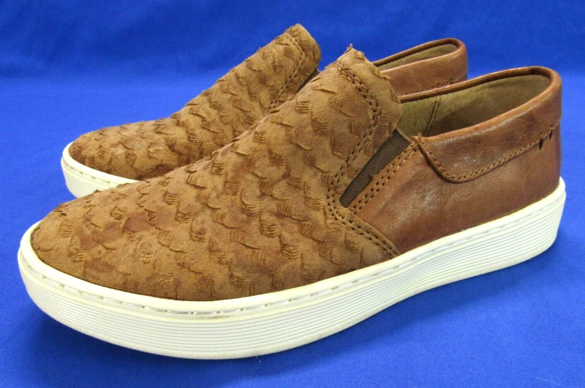 SOFFT Somers III BROWN Exotic Print Leather SLIP ON Comfort