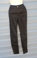 WHBM White House Black Market Skinny Leg Jeans Zip Detail Womens 2R Fashion CUTE