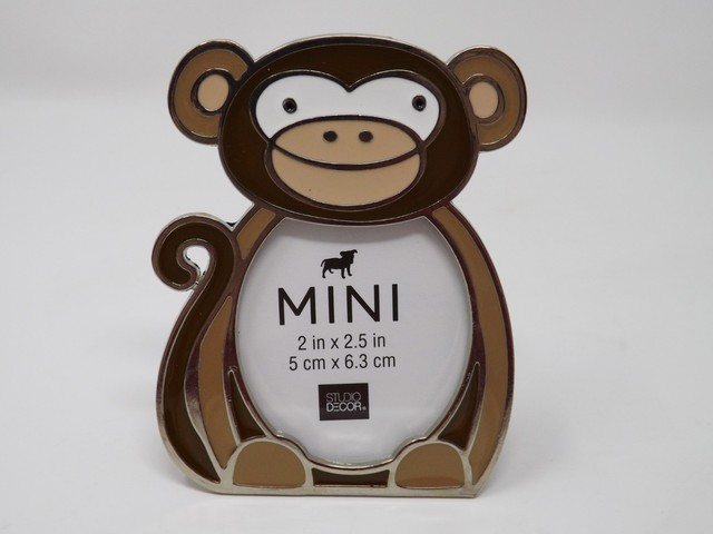 Studio Decor Mini Metal Photo Picture Frame New Monkey For Sale Online