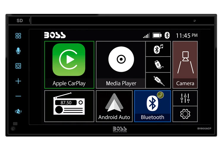 Boss Audio Elite BV800ACP 6.75" Apple CarPlay Android Auto Mechless - Image 2 of 4