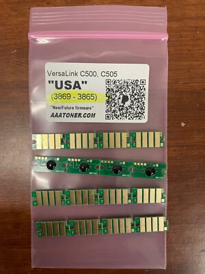 16  Toner Chip (3869 - 3865) Refill for Xerox VersaLink C500, C505 Printer 