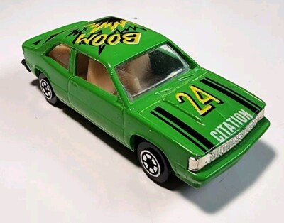 Vintage Yatming #1032 Green Chevy Citation X-11 1/64 Diecast/Plastic #24 Boom