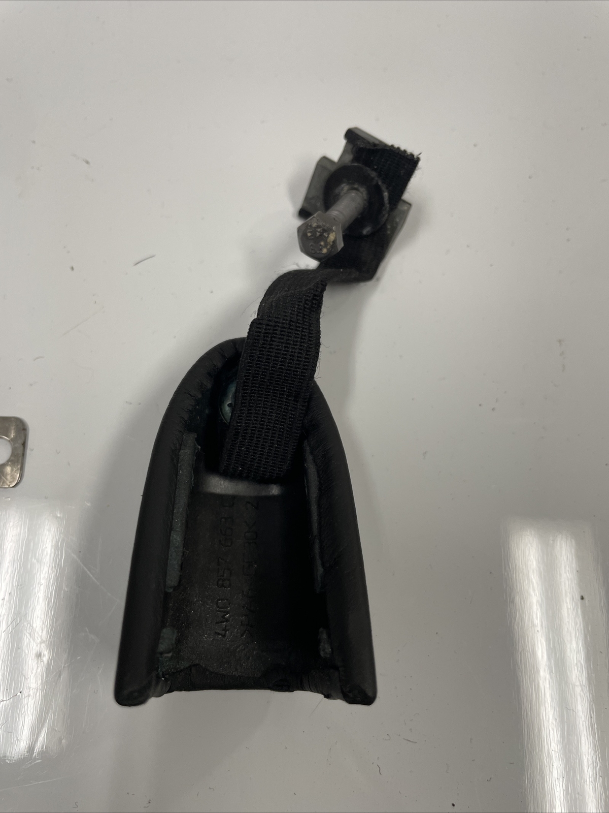 2014 Bentley Continental Flying Spur OEM Black Leather Roof Grab Handle 2014-18