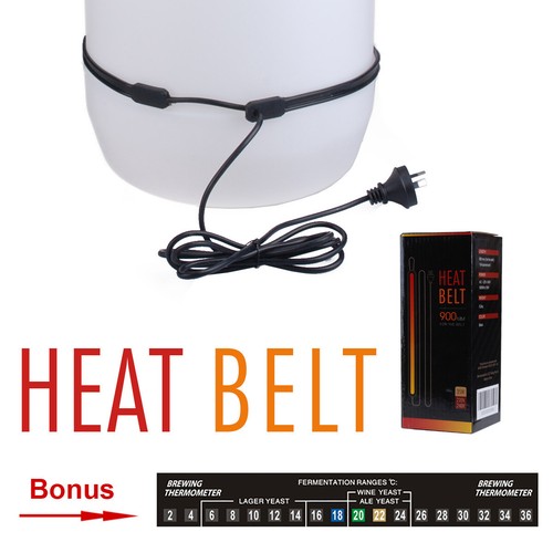 Home Brew Heat Heating Belt Pad for fermenter Beer Wine Spirits