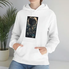 Bold Black Woman: AI Art Unisex Heavy Blend Hoodie 23