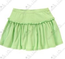 NWOT Gymboree Size 6 ISLAND LILY" Melon Green Ruffled Skort Skirt