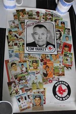 TOM YAWKEY  BOSTON RED SOX  HOF VINTAGE POSTER