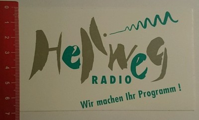 Sticker/Decal: Hellweg Radio we make your program (160816129)
