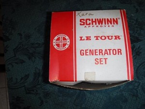 NOS VINTAGE 1974 SCHWINN LE TOUR BICYCLE  GENERATOR SET