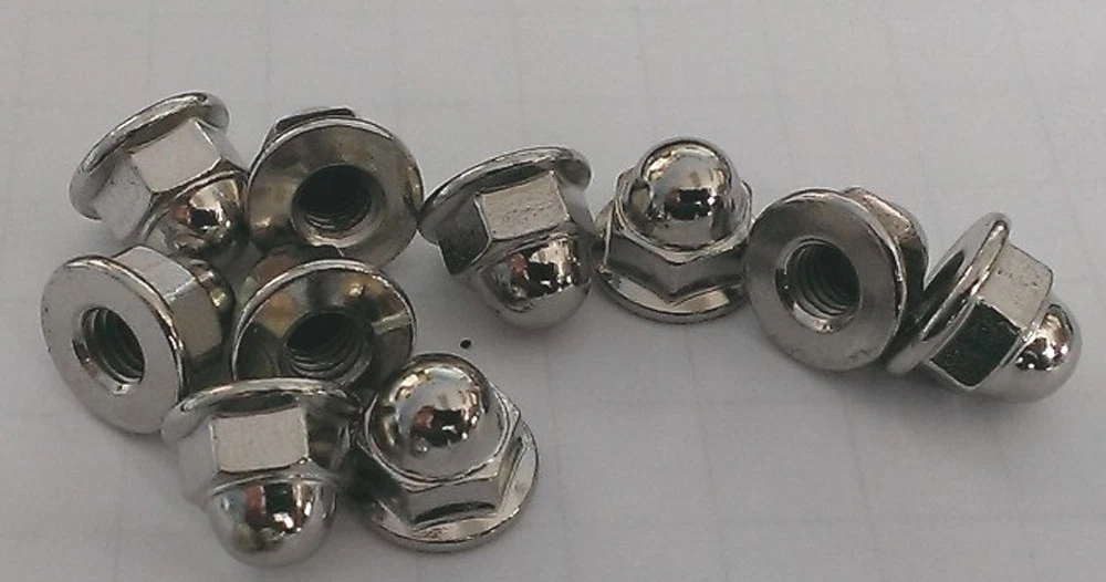 Volvo License Plate Mounting Nuts Steel 6MM thread 10 Pack 968458 
