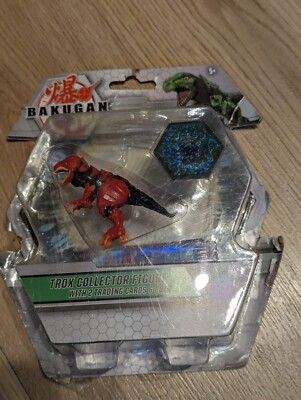 Bakugan Trox Sammelfigur mit 2 Sammelkarten & Münze