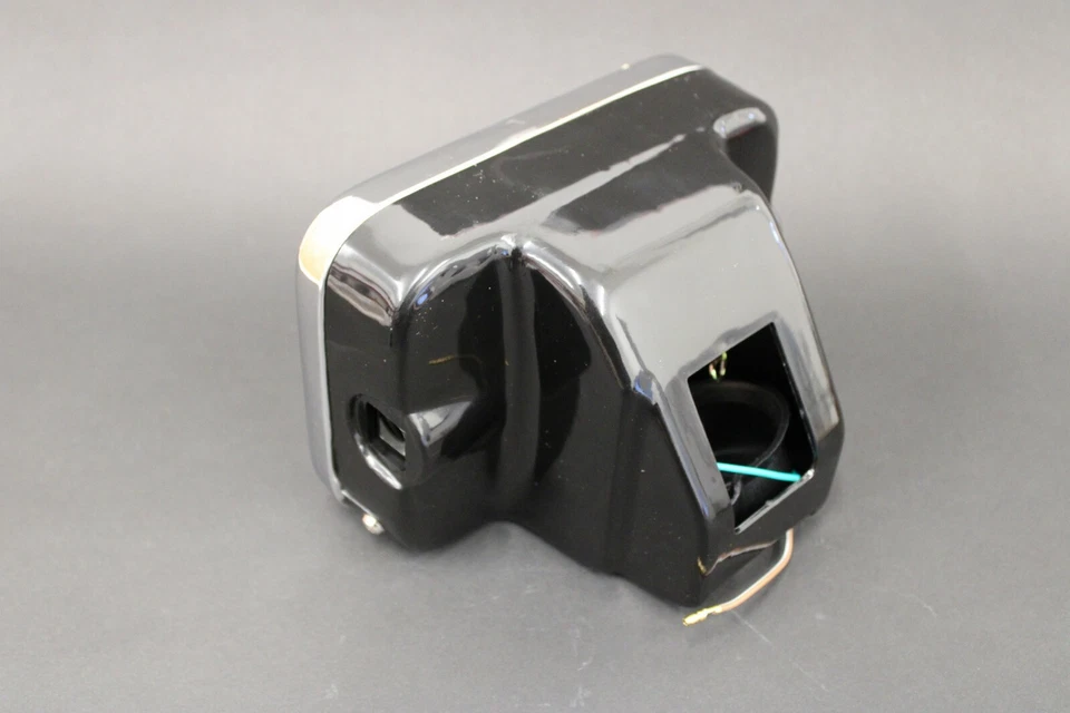 Faro completo Yamaha RD125lc - faro rectangular cuadrado Foto 2 de 3