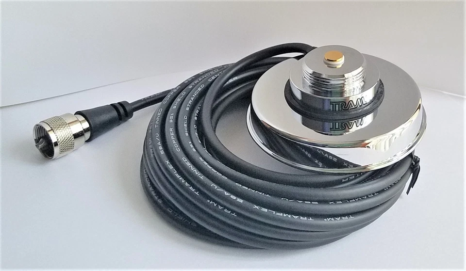 Antenna UHF 410-490 MHz Magnet Mount PL259 Mobile Radio Icom Kenwood Vertex 1232 - Image 2 of 3