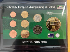 Kursm&uuml;nzensatz plus Medaille - Griechenland - Fu&szlig;ball-EM 2012