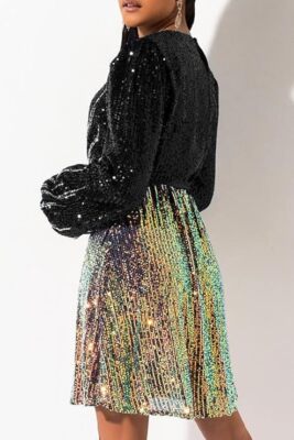 yellow long sleeve floral dress Sample Double Take Full Size Floral Tie Back Flounce Sleeve Dress