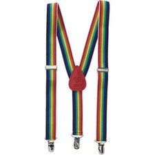 Children's Toddlers Kids Elastic Adjustable Suspenders Multiple Stripe