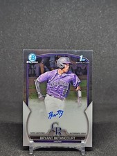 2023 Bowman Chrome - #CPA-BB Bryant Betancourt 1st Prospect Auto - Rockies